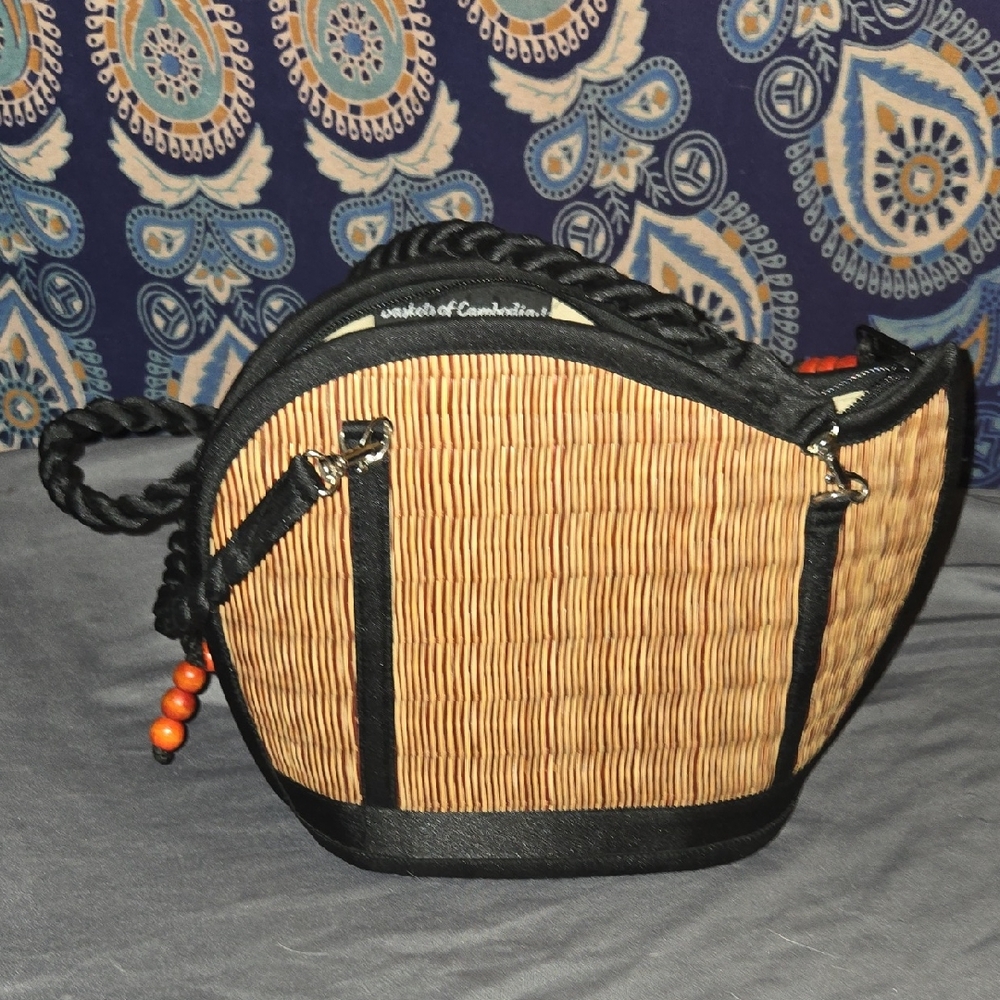 Baskets Of Cambodia Purse Like New